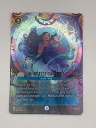 Disney Lorcana What Else Can I Do? 237/204 Enchanted Wilds Unknown