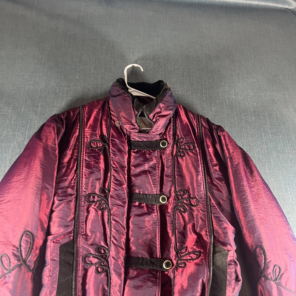 Chaqueta Rothschild Storm Stopper Niña Talla XL 16 Borgoña Acolchada De Colección Años 80 Foto 2 de 4