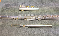 Yamaha YFL-24S Silver Flute, Japan. Good Condition FLAUTO TRAVERSO VINTAGE