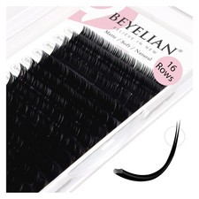 Flat Eyelash Extensions 0.15 C Curl 7-15mm Matte Black Individual Lashes