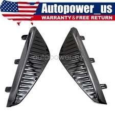 2pcs Front Bumper Side Grille Bezel Fog Light Cover For Nissan Sentra 2024-2025