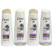 2 Dove Lavender & Volume 12 oz. Shampoo + Conditioner Sets w Coconut Grapeseed