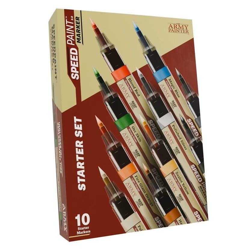 Speedpaint Markers Starter Set -  10 Pens - The Army Painter