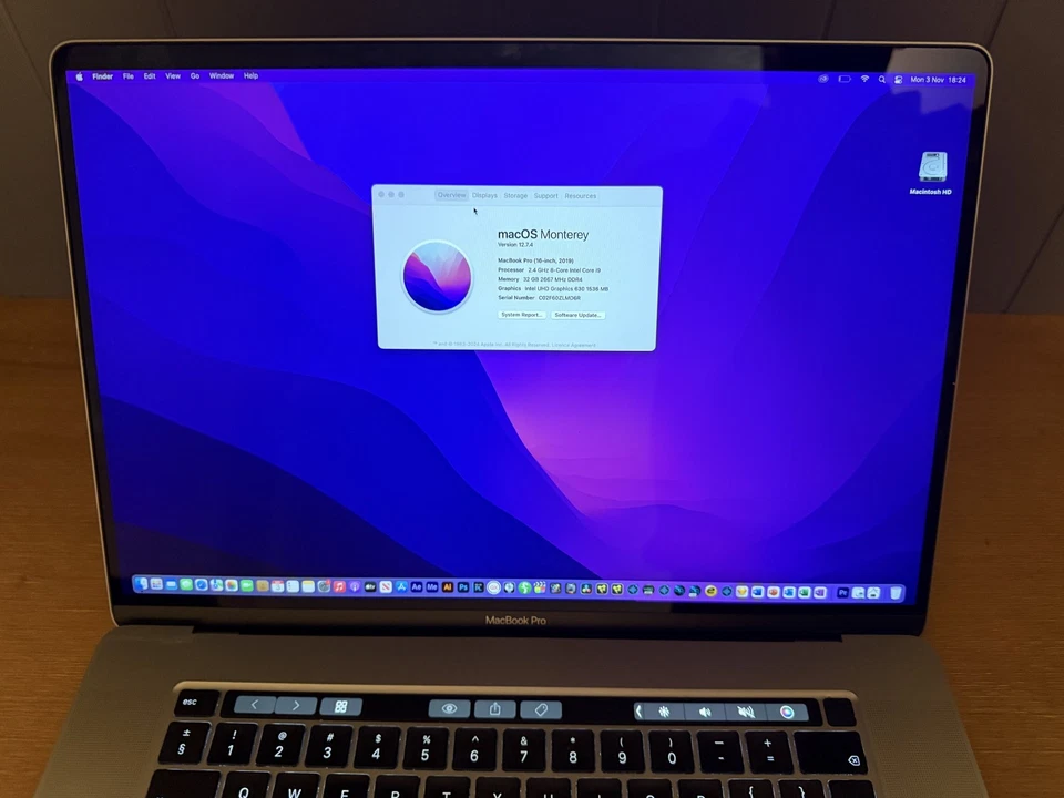 Apple MacBook Pro - 16 inch Intel i9 32GB RAM 512GB SSD - ABLETON & PREMIERE PRO - Image 2 of 4