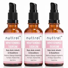 Dark Skin Whitening Lightening Brightening  Bleaching Face body serum - 3x30ml