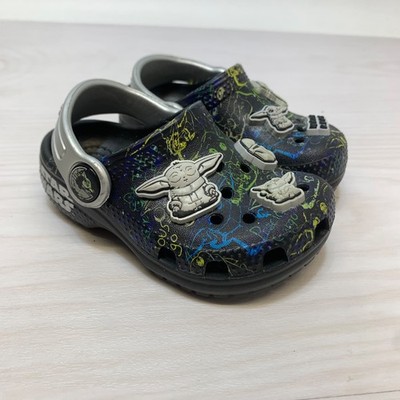 CROCS Toddler Size C5 Clog T Unisex Star Wars The Mandalorian Sandals