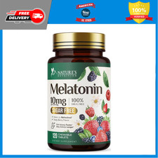 Melatonin 10mg Fast Dissolve Tablets 120 Count Sugar Free Sleep Support USA