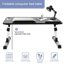 Adjustable Foldable Laptop Table Stand Lap Sofa Bed Tray Computer Notebook Desk
