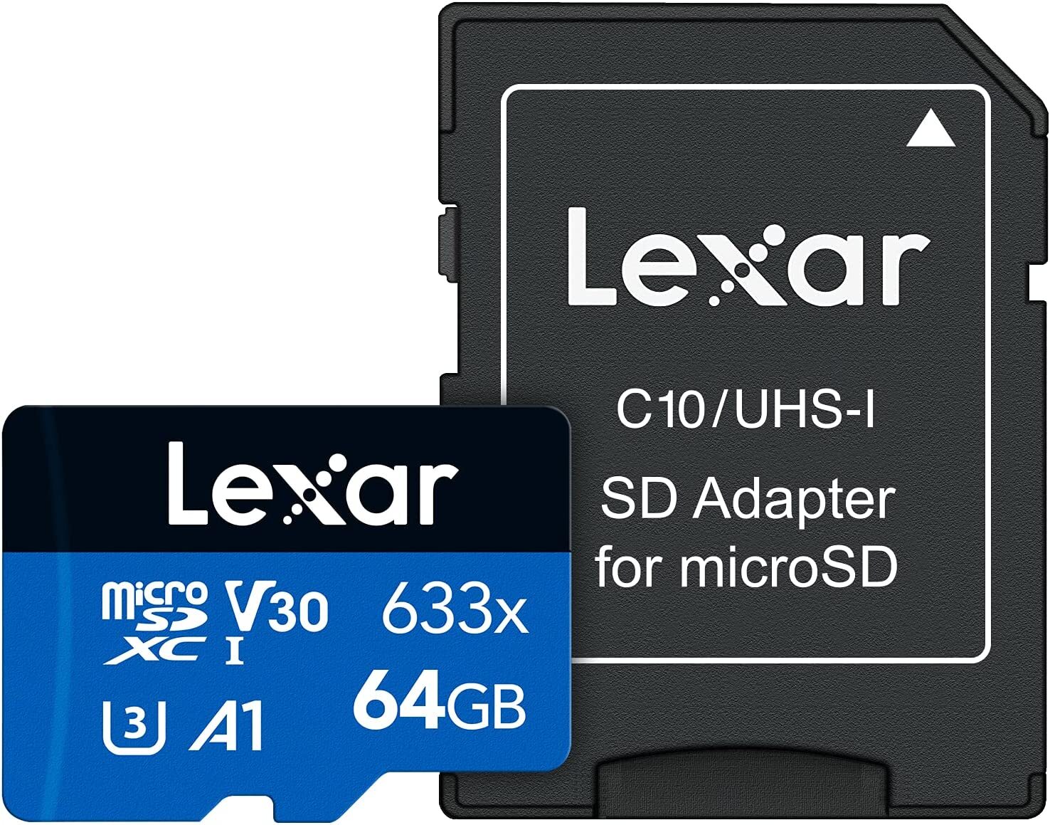 Lexar Micro SD 32GB 64GB 128GB Memory Card Class 10 for Phone Camera Drone Lot