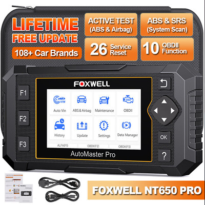 2024 Foxwell NT650 Pro Auto Diagnosegerät KFZ OBD2 Scanner Fehlerauslesegerät