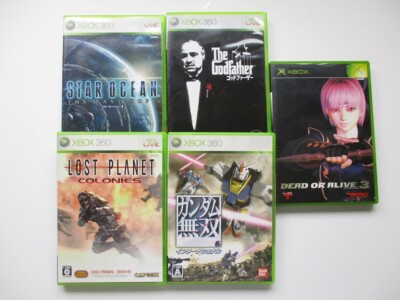 Xbox360/Xbox Star Ocean 4 THE LAST HOPE Lost Planet Colonies etc Lot of 5 JP
