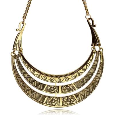 Halskette Ägypten, Pharaonin, Cleopatra goldfarben Fasching Kostüm Kette Anhänge