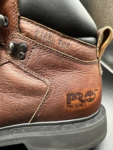 NEW Timberland PRO Series 6” Laced To Toe Steel Toe Boot 8 M 88029 - Picture 5 of 14