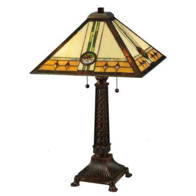 Meyda Lighting 26.5'H Carlsbad Mission Table Lamp - 138771