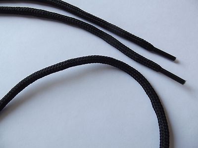 Schwarze Schnürsenkel extra stark - ca 120 cm lang - 10 Paar im Vorratspack