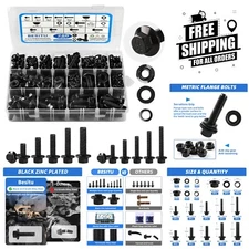 High Strength 280Pcs Metric Flange Bolt Kit - Ideal for DIY and Automotive
