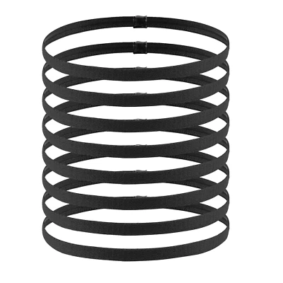 LANJUE 8 Stück Haarband Jungs Sport, Dünn Haarband Herren Elastische Stirnbänder Damen,