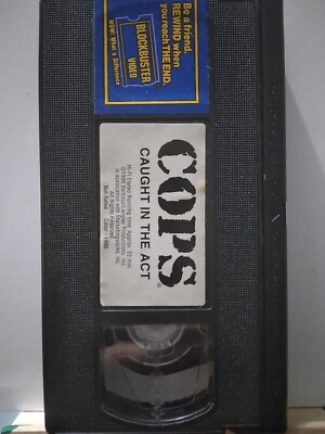 COPS: Caught in the Act-S13/Ep17 (VHS, 1996) Blockbuster PVT