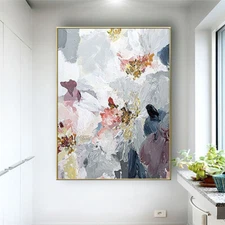 Abstract home decor beautiful floral canvas art hand-painted oil painting Canvas