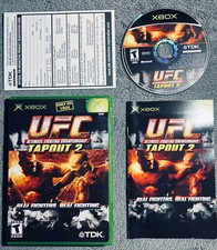 UFC: Tapout 2 Microsoft Xbox, 2003 Clean Tested Working includes register card