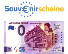 0 Euro Schein XEVG 2022-1 LUTHERHAUS EISENACH