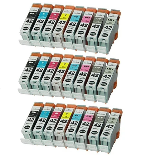 Premium Ink Cartridges Combo Set for Canon CLI-42 Pixma Pro-100 Pro100 Printer