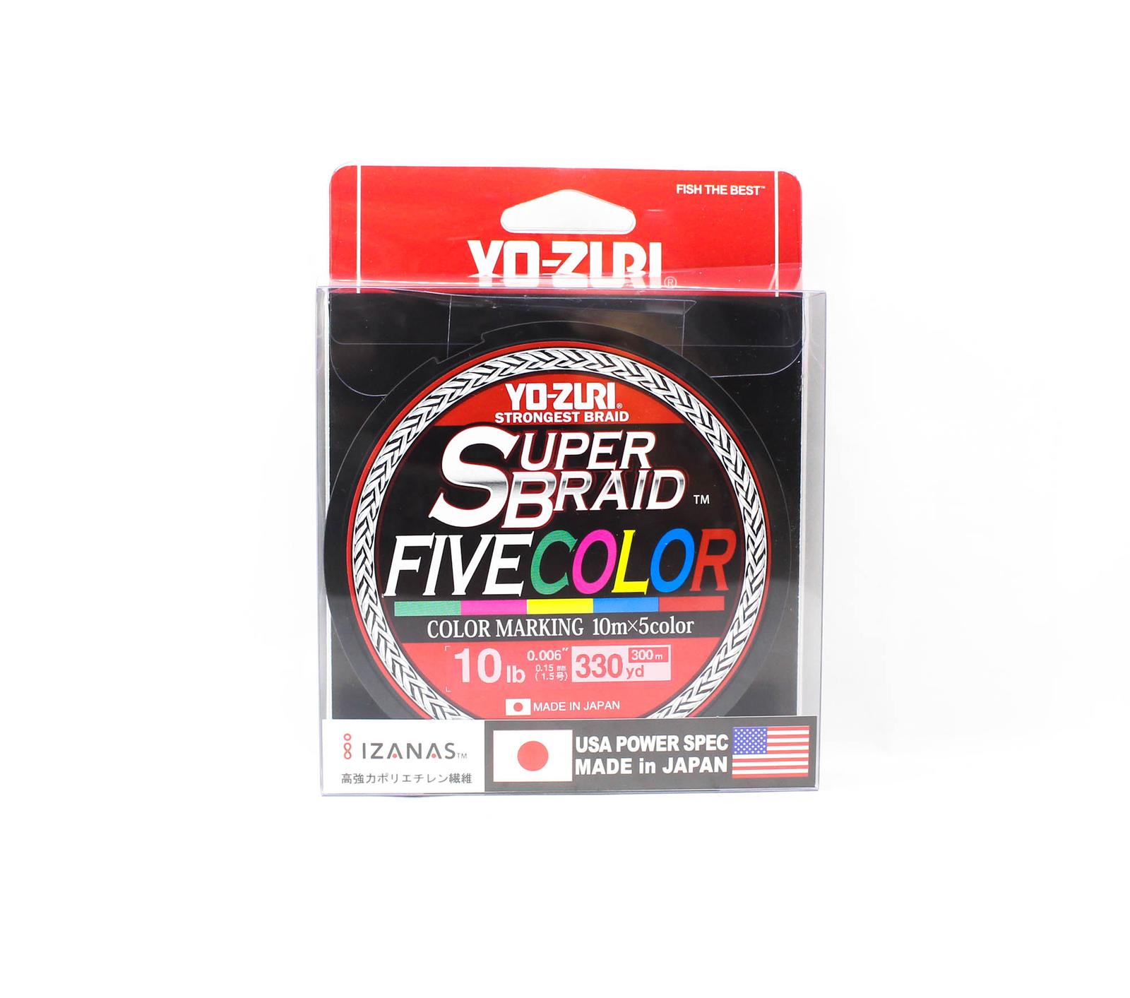 Yo-Zuri Super Braid Five Color - 660 Yard Spool - Discount Tackle
