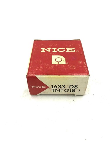 NICE Bearing 1633DSTNTG18 Double Shield Precision Ground Radial Ball Bearing - Picture 2 of 2