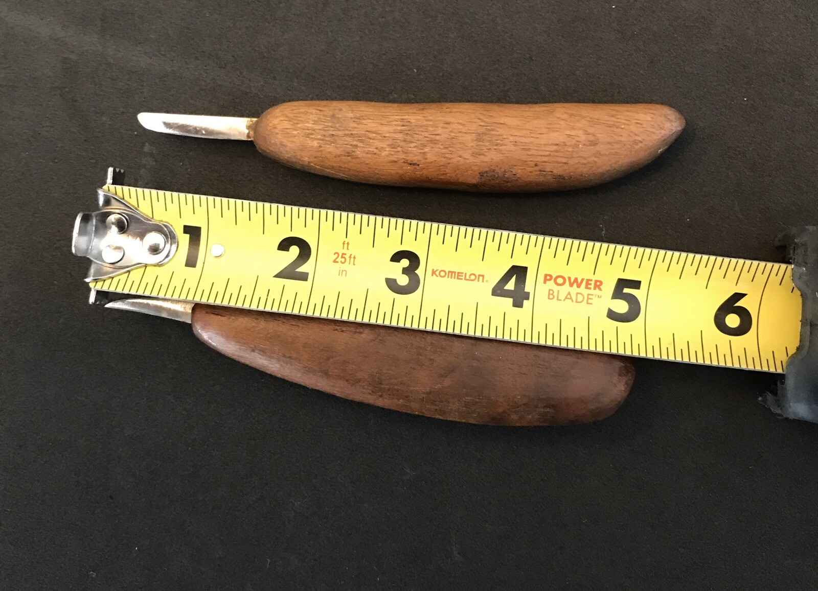 Knotts Wood Carving Knives Lot Of 2 Unmarked eBay