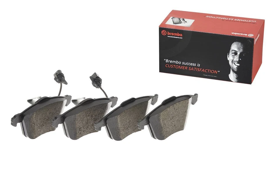 Brembo P85084 Low-Met Front Disc Brake Pad Set for 2005-2011 Audi A6 Quattro — 第 3/4 张图片