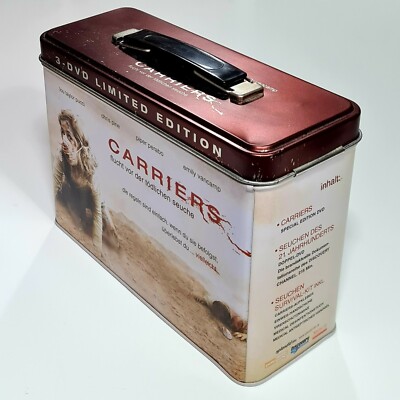 3-DVD Survival Tinbox CARRIERS Limited Edition dt. Seuche/Horror/Virus/Endzeit
