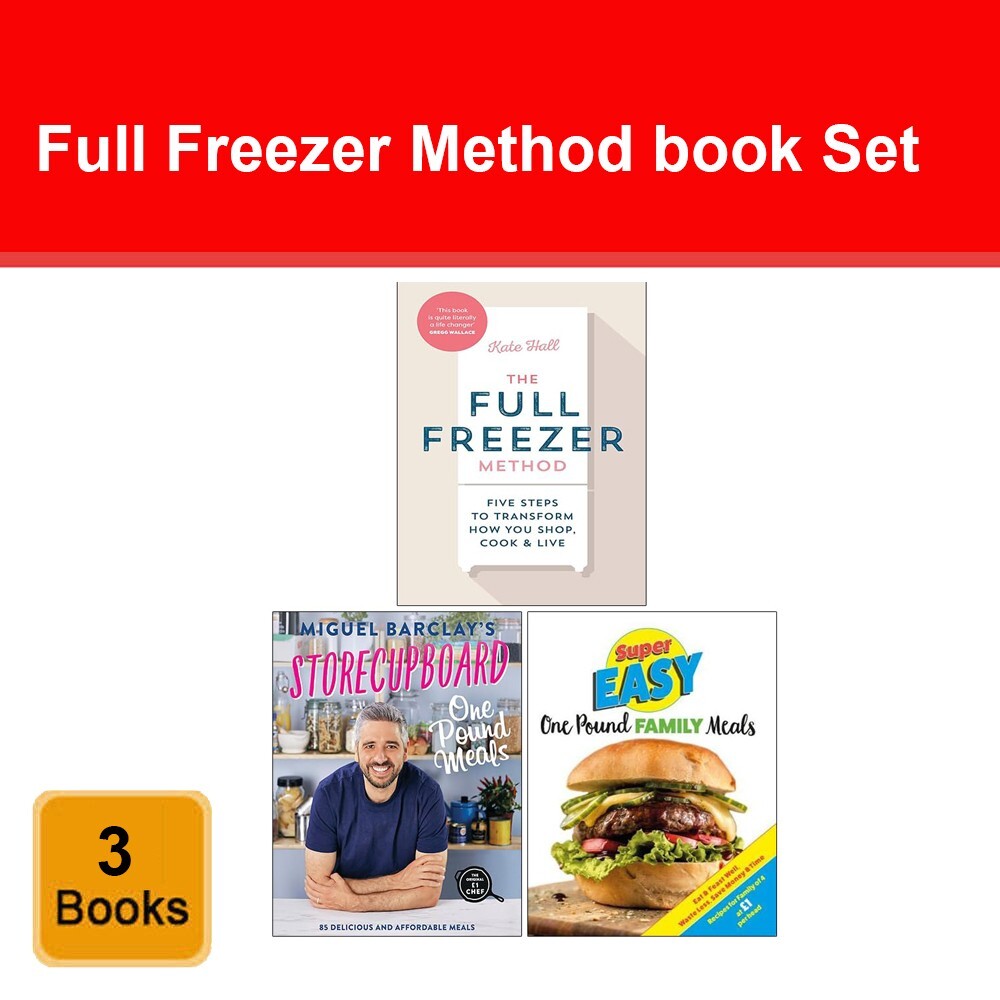 Full Freezer Method, Storecupboard One Pound Meals, Super Easy One Pound 3 Books