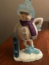 The Encore Group Inc. Snow Buddies COUSIN SLICK  2006 Figurine Blue & White