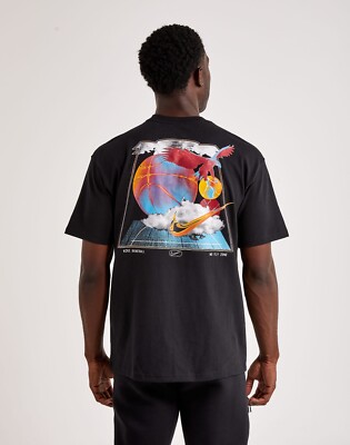 Mens Nike Basketball Graphic T-Shirt Loose Fit  FN0811  Size XLarge 