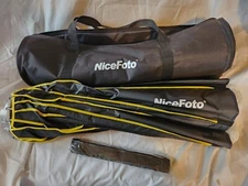 2 NiceFoto 31" Quick Set-up Softbox Deep Parabolic Folding Bowens Mount  1 Grid