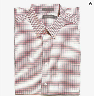 Cremieux Signature Collection Shirt, Bright Coral, XL