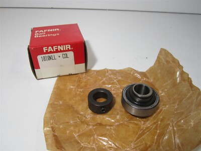 Fafnir (1010KLL + COL) 5/8'' Bore 1-3/32'' Wide Double Sealed Ball Insert Bearing