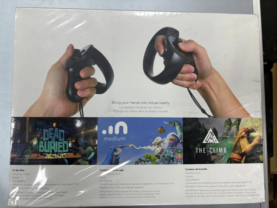 Brand New Meta Oculus Rift CV1 Touch Controllers-RIGHT&LEFT-Pair- FREE SHIPPING - Image 3 of 4