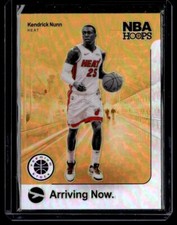 2019-20 Hoops Premium Stock Arriving Now. Orange Kendrick Nunn Miami Heat #7
