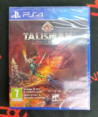 Talisman Digital 40th Anniversary Edition PS4 PlayStation 4 Videospiel (NEU)
