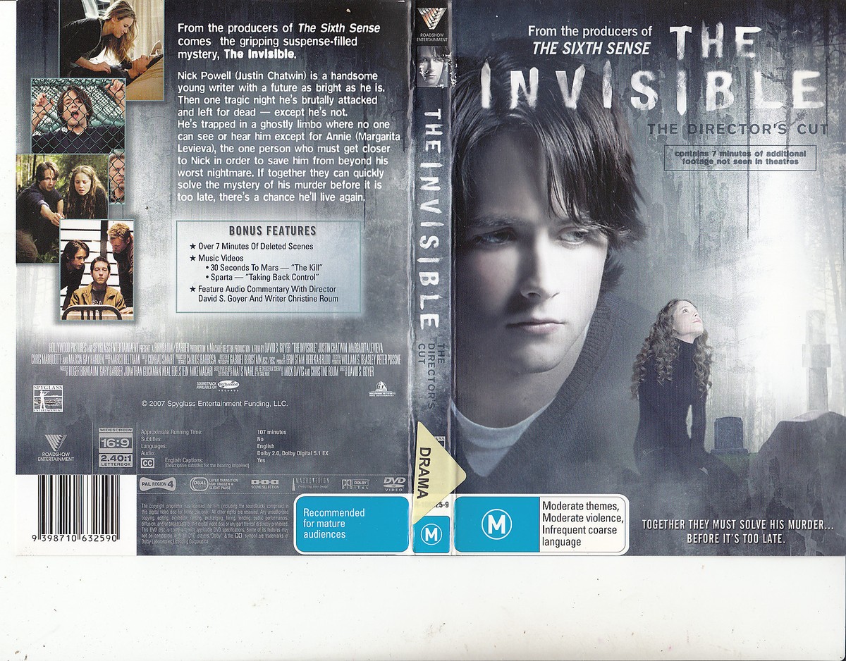 The Invisible-2007-Justin Chatwin-Movie-DVD | eBay