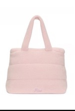 New Big VICTORIA'S SECRET PINK COZY PLUSH TOTE BAG