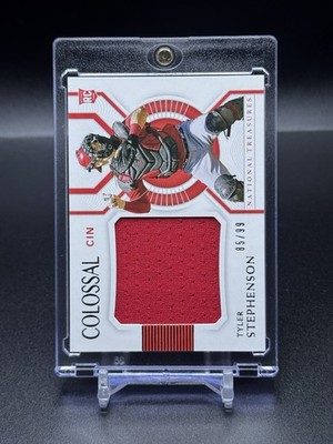 2021 Panini National Treasures Tyler Stephenson #CM-TS RC Colossal Relic /99