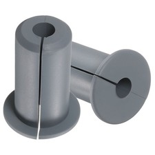 2 Pcs 3/4" Wall Grommet Cable Routing Kit for 7.5mm Hole Gray