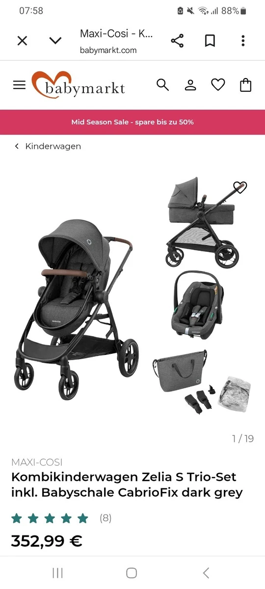 Maxi-Cosi Einsitzer-Kombikinderwagen & -Sportwagen online kaufen | eBay.de