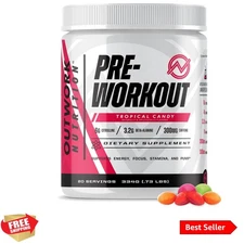 Preworkout for Men & Women - Nootropic Pre Workout Without Creatine, Pre-Work...