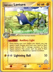 Team Aqua's Lanturn 28/95 Uncommon EX Team Magma vs Team Aqua