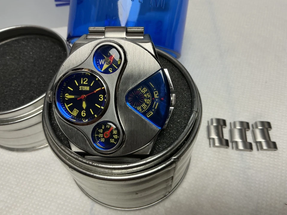 Reloj Hombre RARO NUEVO COLECCIÓN ESPECIAL EDICIÓN V2 Navigator Storm Azul Foto 3 de 4