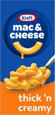 Kraft Mac and Cheese, 1 Box, for Easy Dinner or Dinner Sides, Thick 'n Creamy,