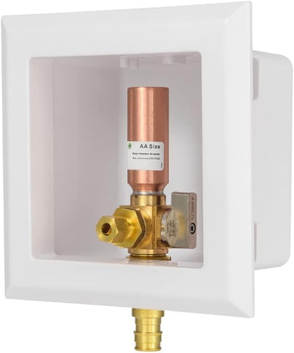 Universal Ice Maker Box,1/2-Inch Pex-A Expansion Inlet Connection with Installed